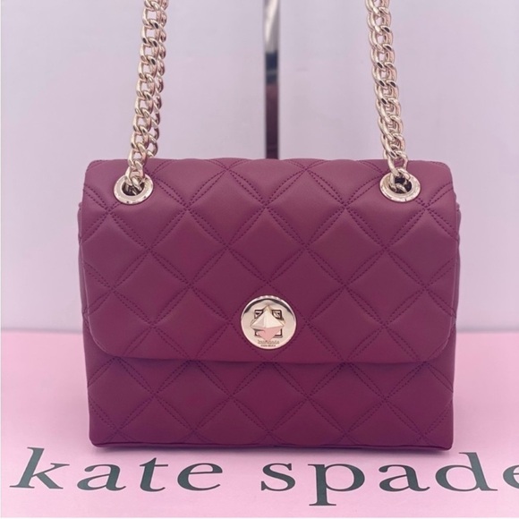 Kate Spade Natalia Quilted Leather
Small Flap Crossbody Shoulder Bag - Picture 6 of 9